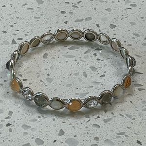 Ippolita sterling silver stone bangle bracelet